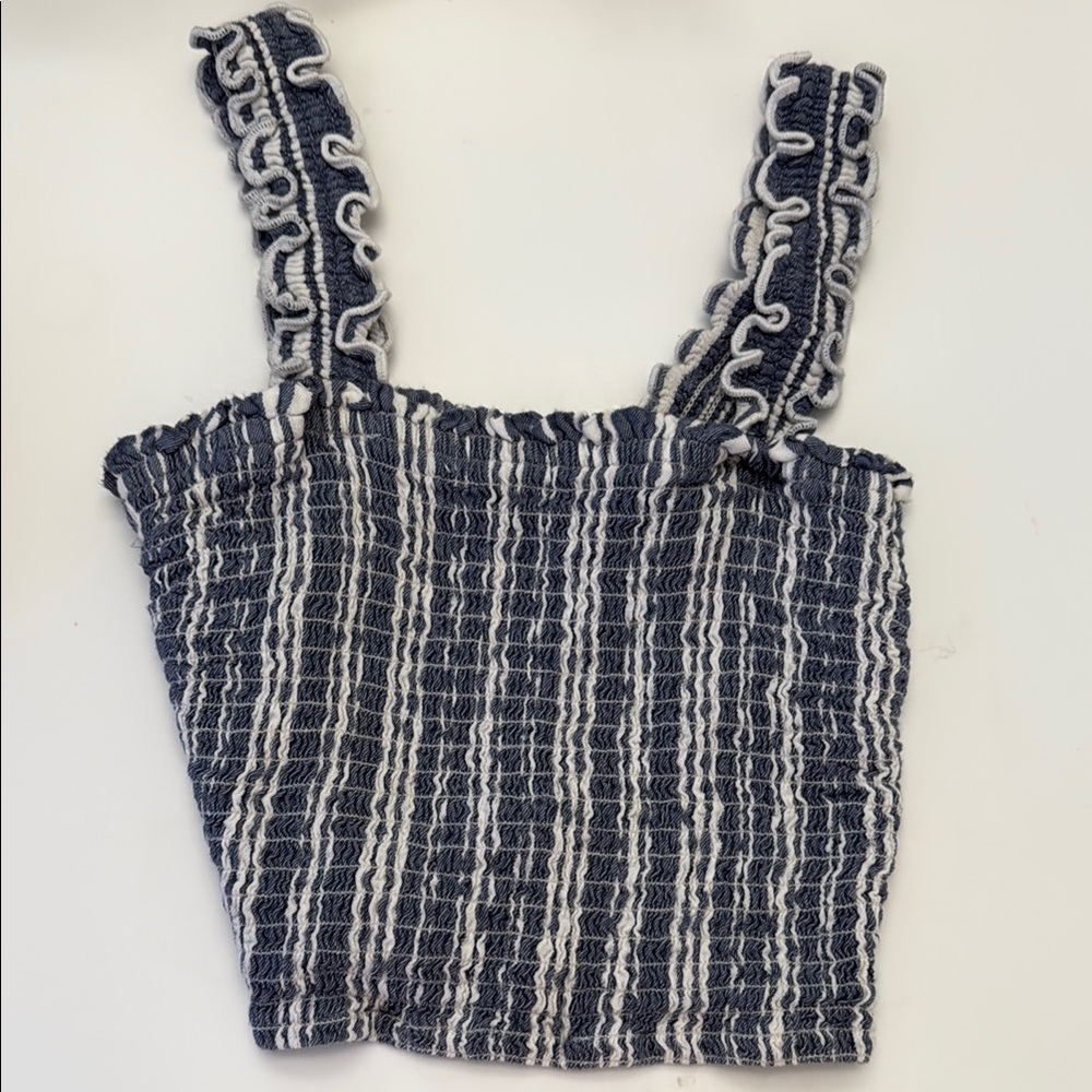 Hollister Smocked Square Neck Tank